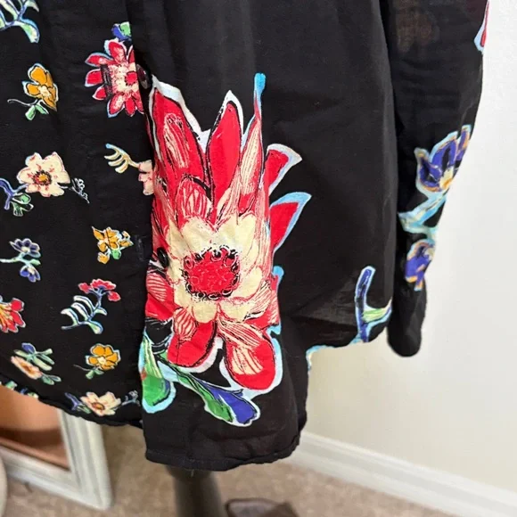 DESIGUAL Floral Button-Up Shirt - Picture 4 of 9